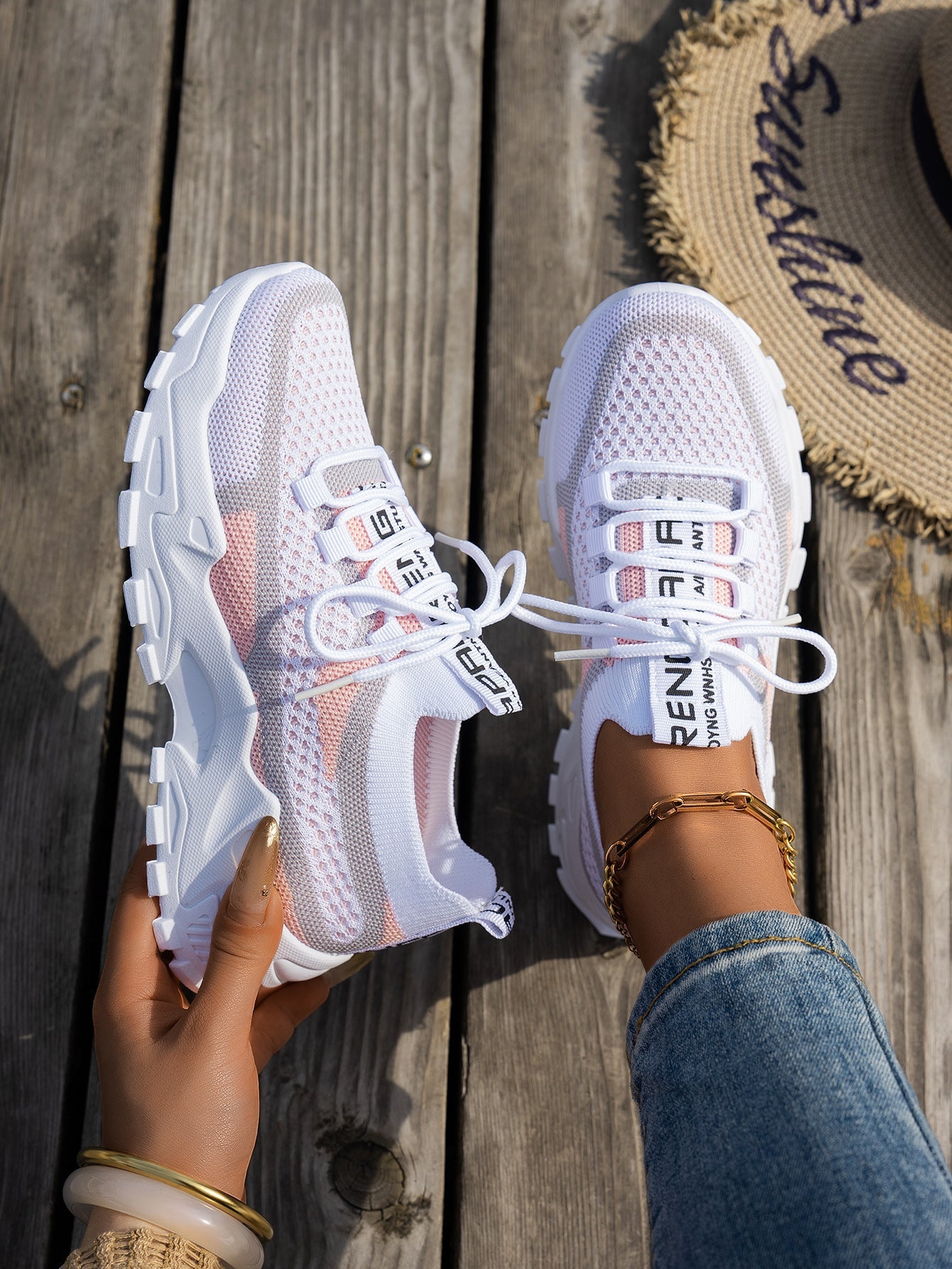 Baskets femme Flyknit respirantes