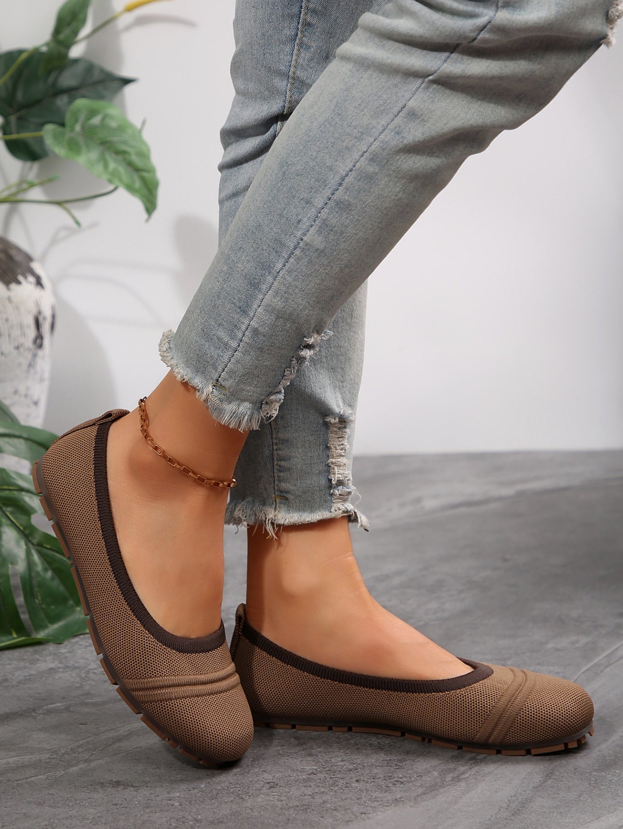 Ballerine Flyknit Ilarina — portée lifestyle