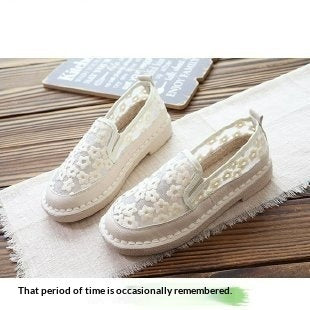 Chaussures Dentelle Florale Style Féerique – Romantisme &