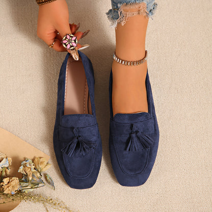 Mocassins Bout Carré Slip-On – Élégance Casual