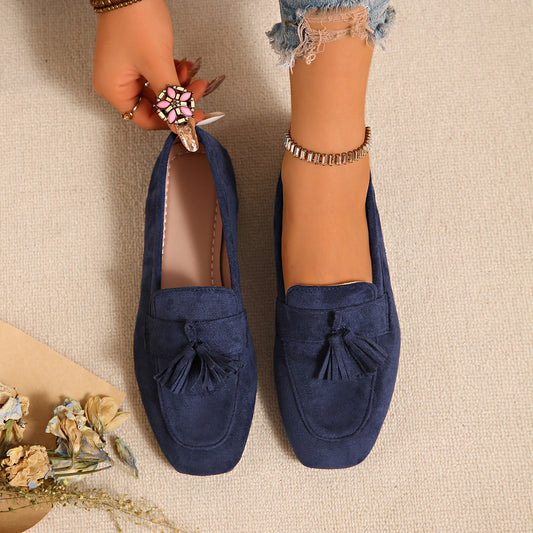 Mocassins Bout Carré Slip-On – Élégance Casual