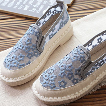 Chaussures Dentelle Florale Style Féerique – Romantisme &