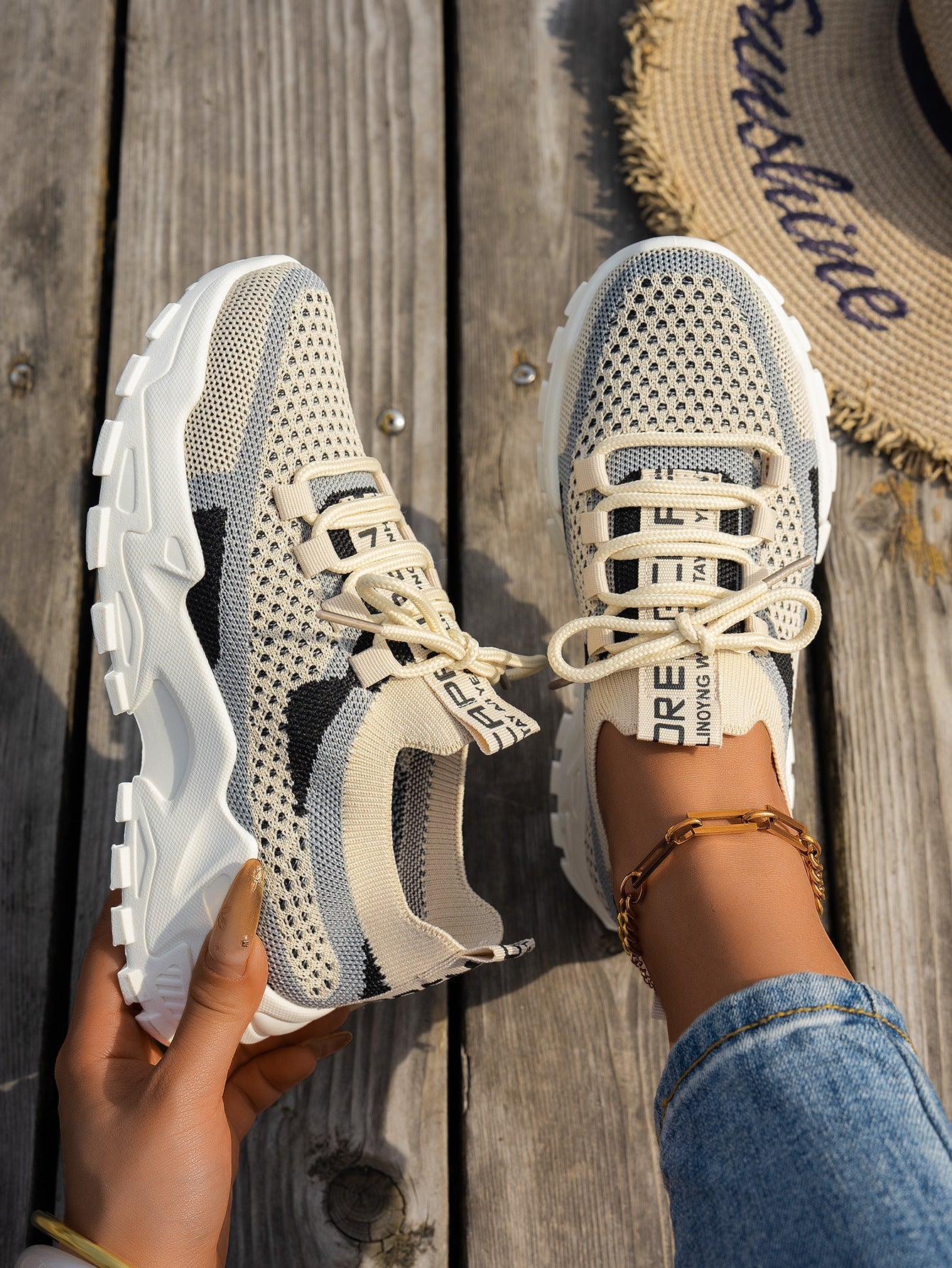 Baskets femme Flyknit respirantes