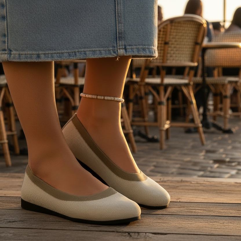 Ballerine Confort Tricot Ilarina — Légère & Élégante