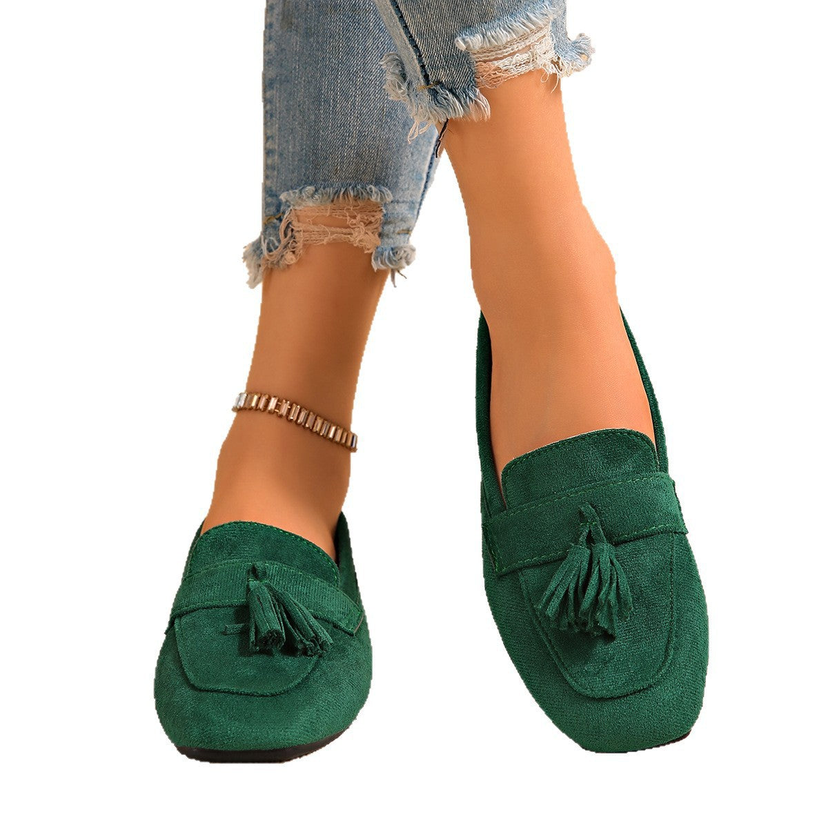 Mocassins Bout Carré Slip-On – Élégance Casual