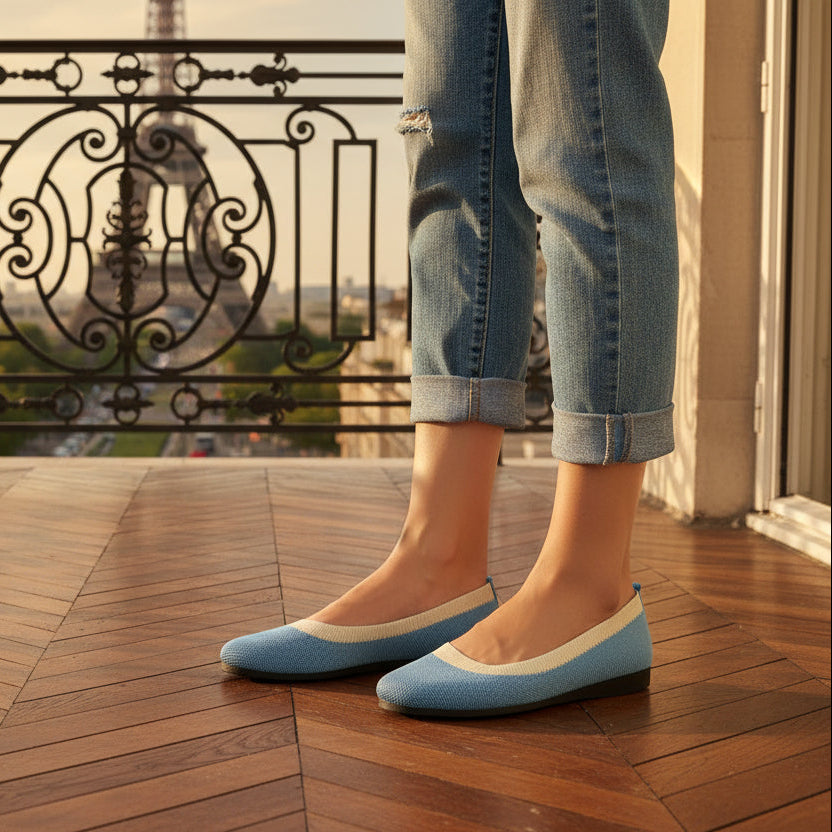 Ballerine Confort Tricot Ilarina — Légère & Élégante