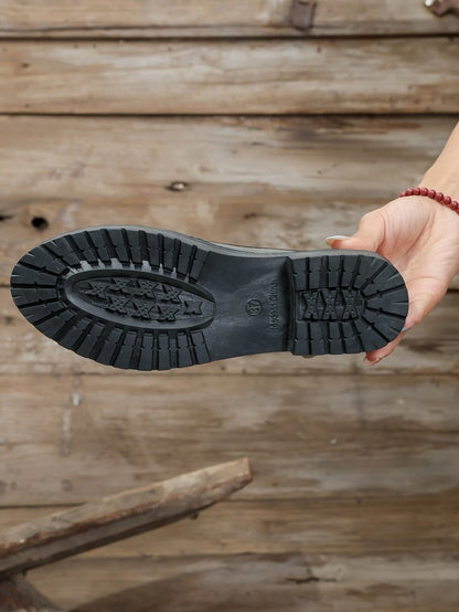 Mocassins Rétro Léopard Korean Style – Chic Vintage & Hauteur